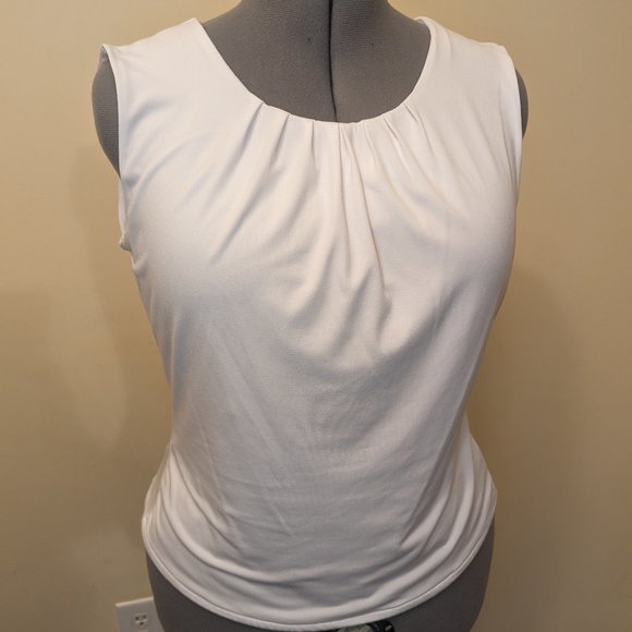 Calvin Klein Tops - Calvin Klein white shell blouse - size 10